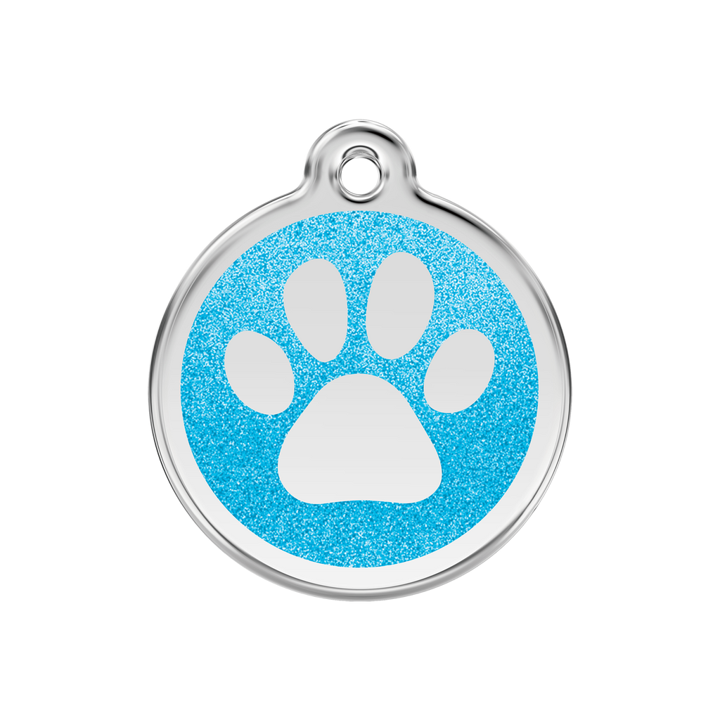 Glitter Paw Print