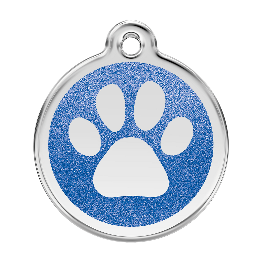 Glitter Paw Print