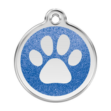 Glitter Paw Print