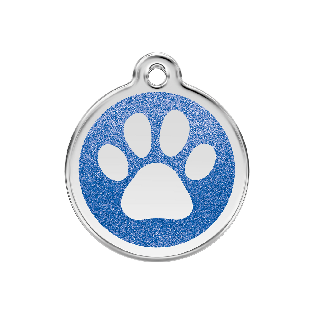 Glitter Paw Print