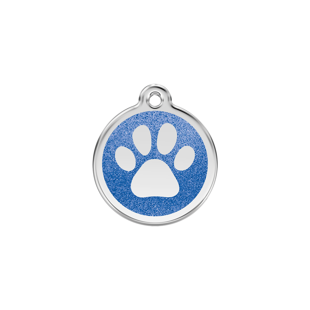 Glitter Paw Print
