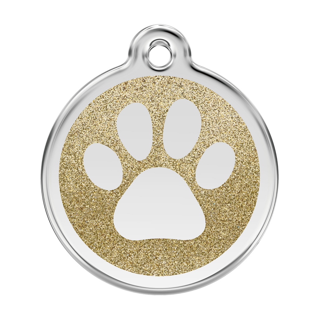 Glitter Paw Print