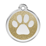 Glitter Paw Print