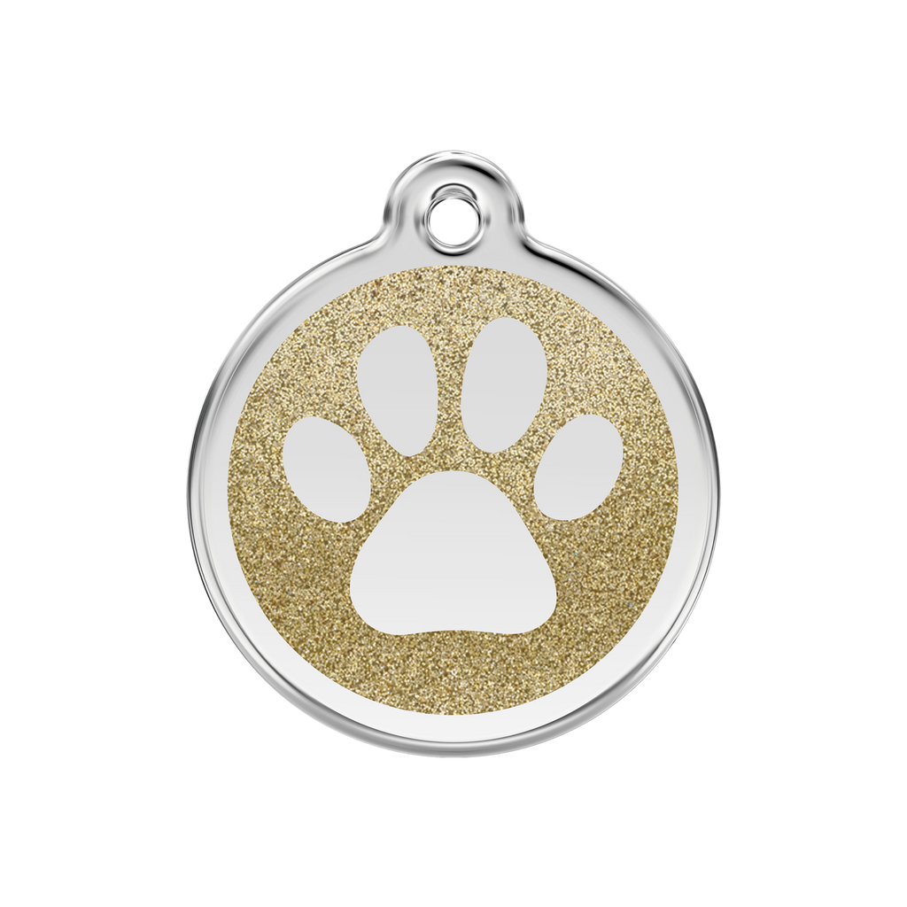 Glitter Paw Print