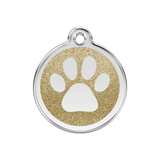 Glitter Paw Print