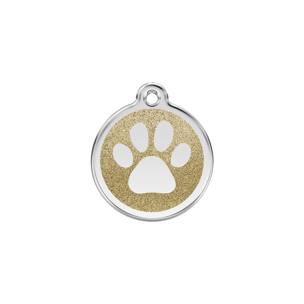 Glitter Paw Print