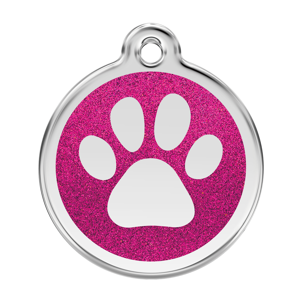 Glitter Paw Print