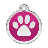 Glitter Paw Print