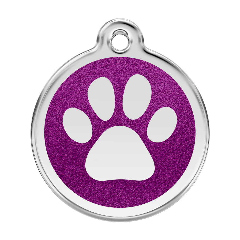 Glitter Paw Print