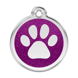 Glitter Paw Print
