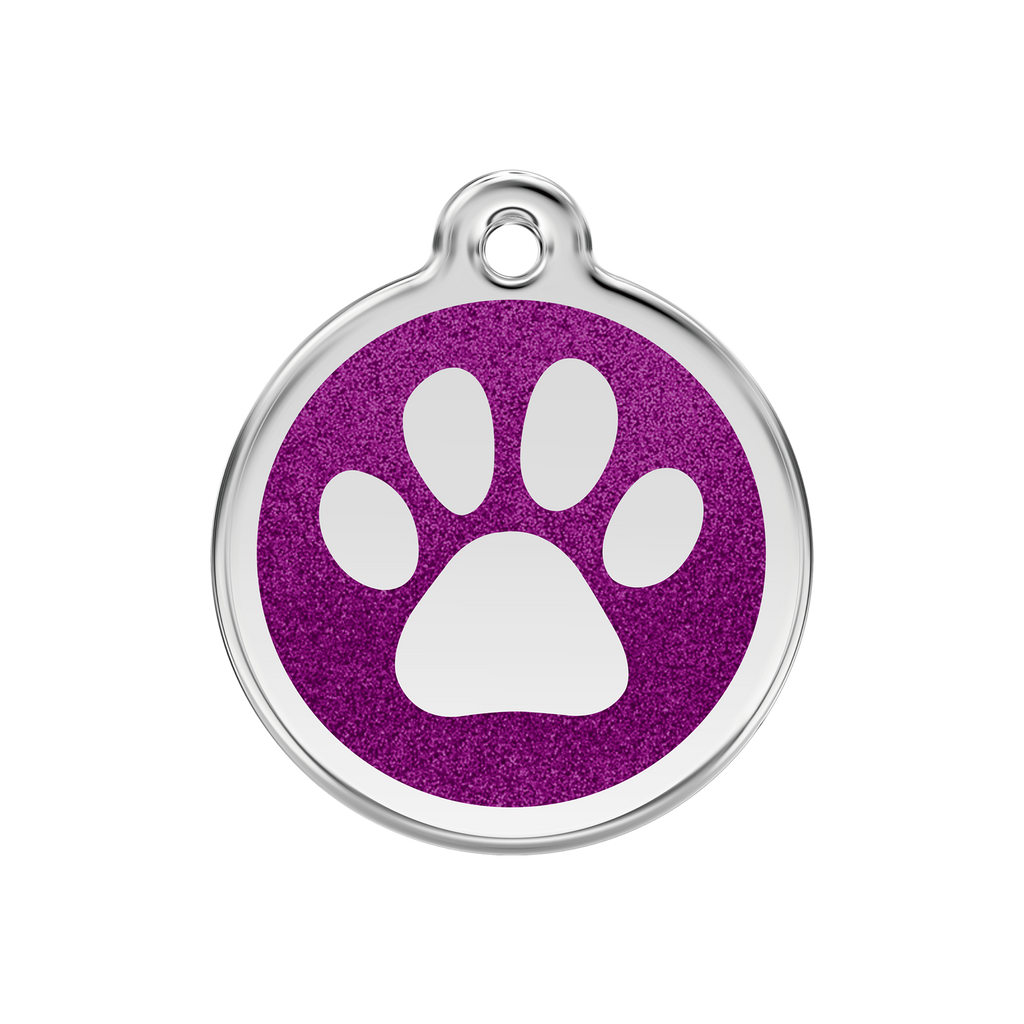 Glitter Paw Print