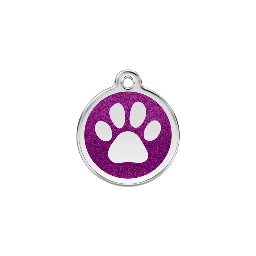 Glitter Paw Print