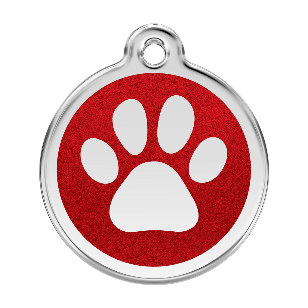 Glitter Paw Print
