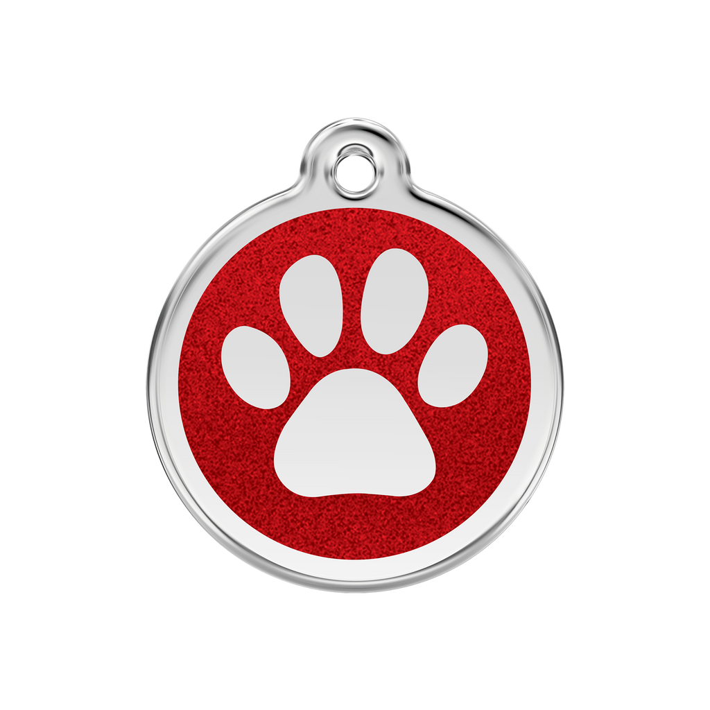 Glitter Paw Print