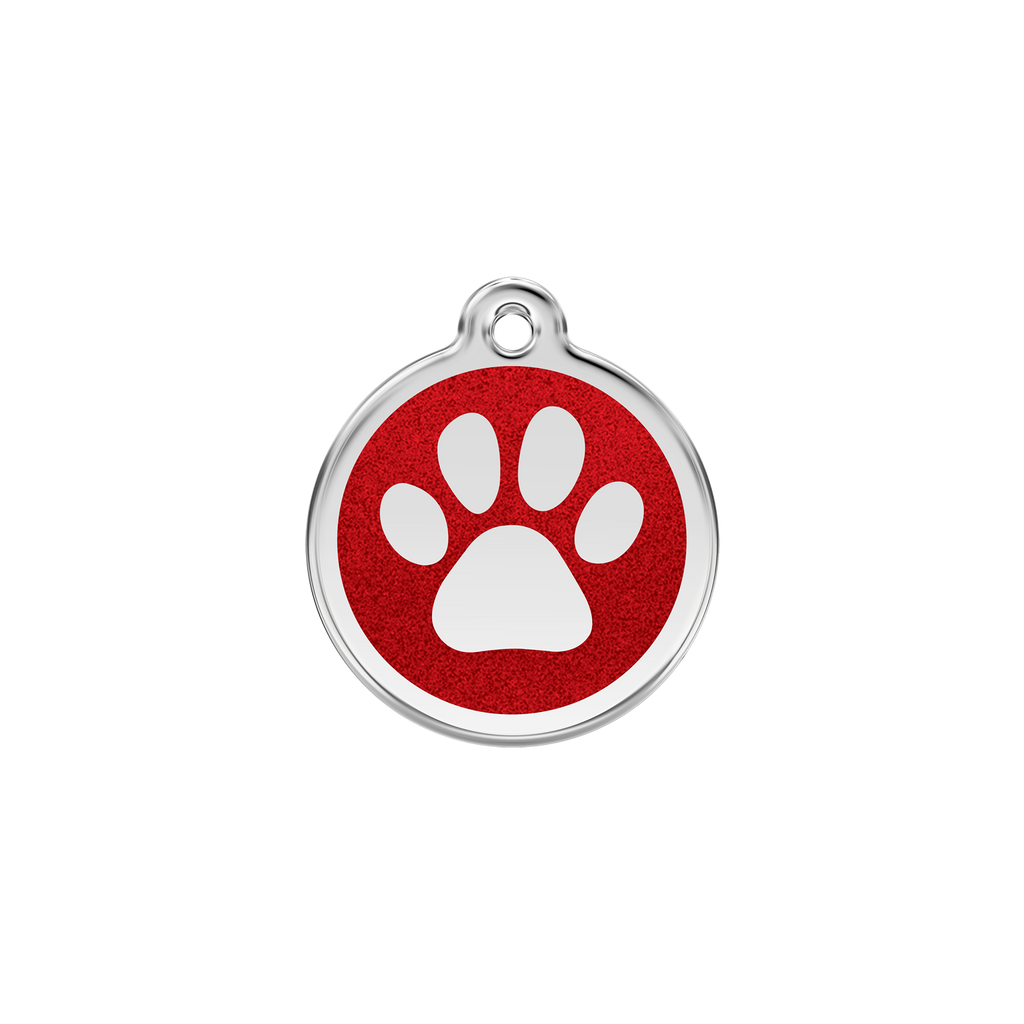 Glitter Paw Print