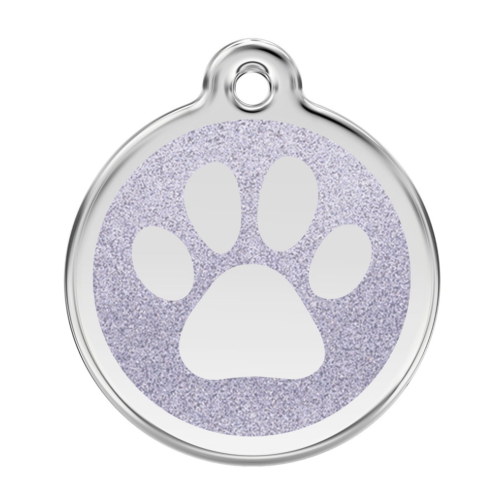 Glitter Paw Print