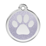 Glitter Paw Print