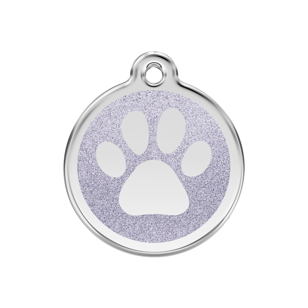 Glitter Paw Print