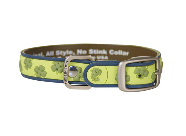 Dublin Dog Green Shamrock Lots O Luck Waterproof No Stink Dog
