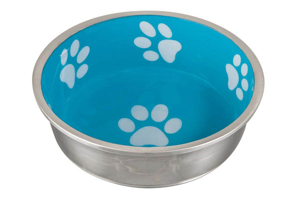 Loving Pets Blue Dolce Luminoso Medium Pet Bowl