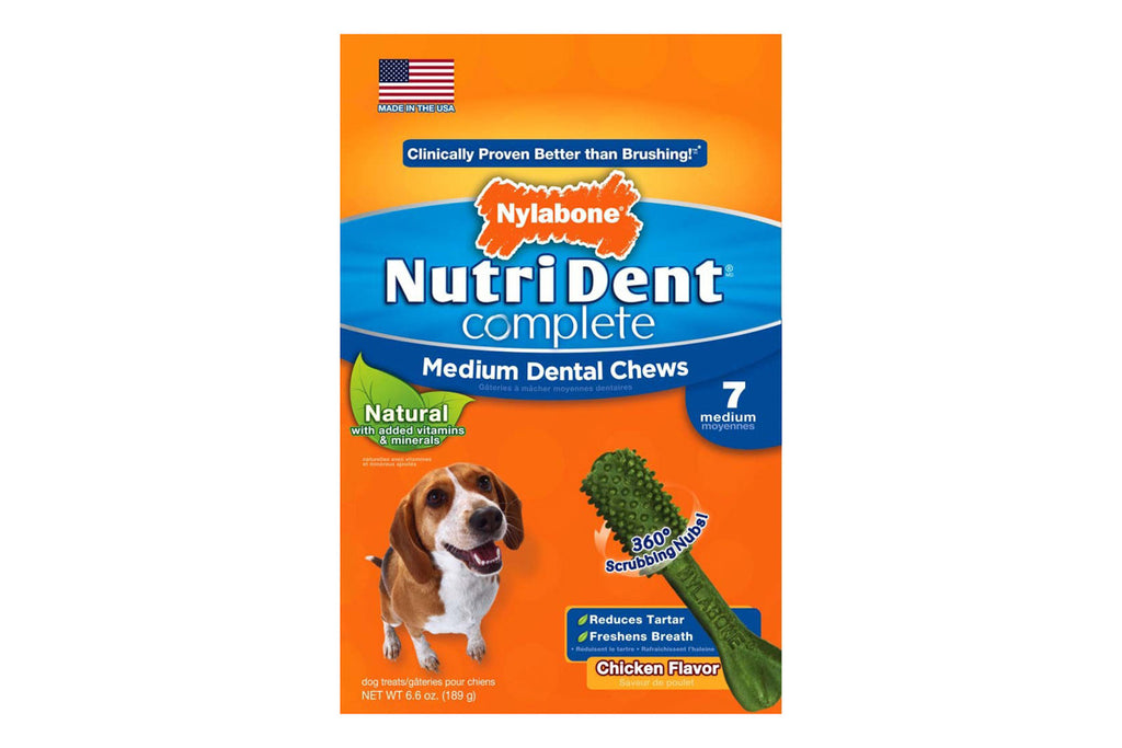 Nutri Dent Complete Chicken Dental Chew - Medium