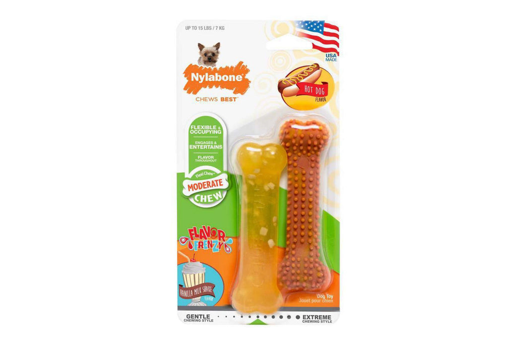 Flavor Frenzy Hot Dog/ Vanilla Milkshake Bone