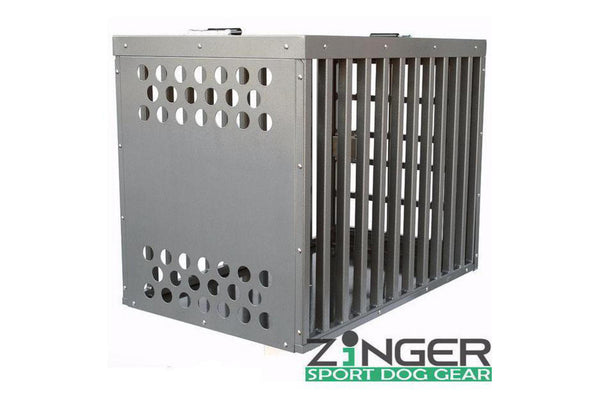 Heavy duty best sale aluminum dog crate