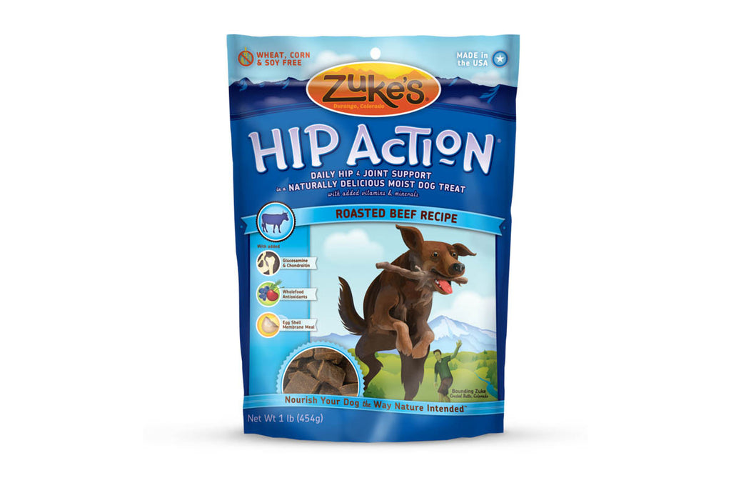 Zuke's Hip Action Roasted Beef Recipe Dog Treats