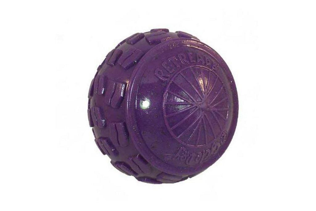 Cycle Dog Retreads High Roller Dog Balls- Medium size Purple ball