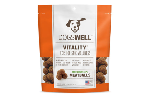 Vitality Chicken Recipe Meatballs Dog Treats