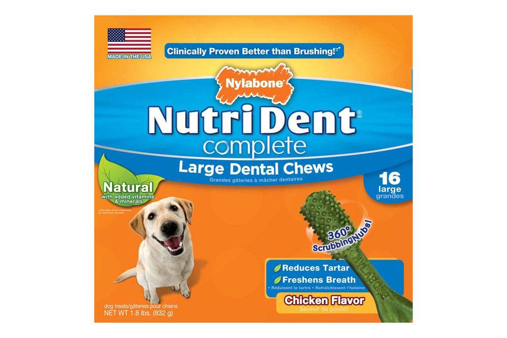 Nutri Dent Complete Chicken Dental Chew - Large
