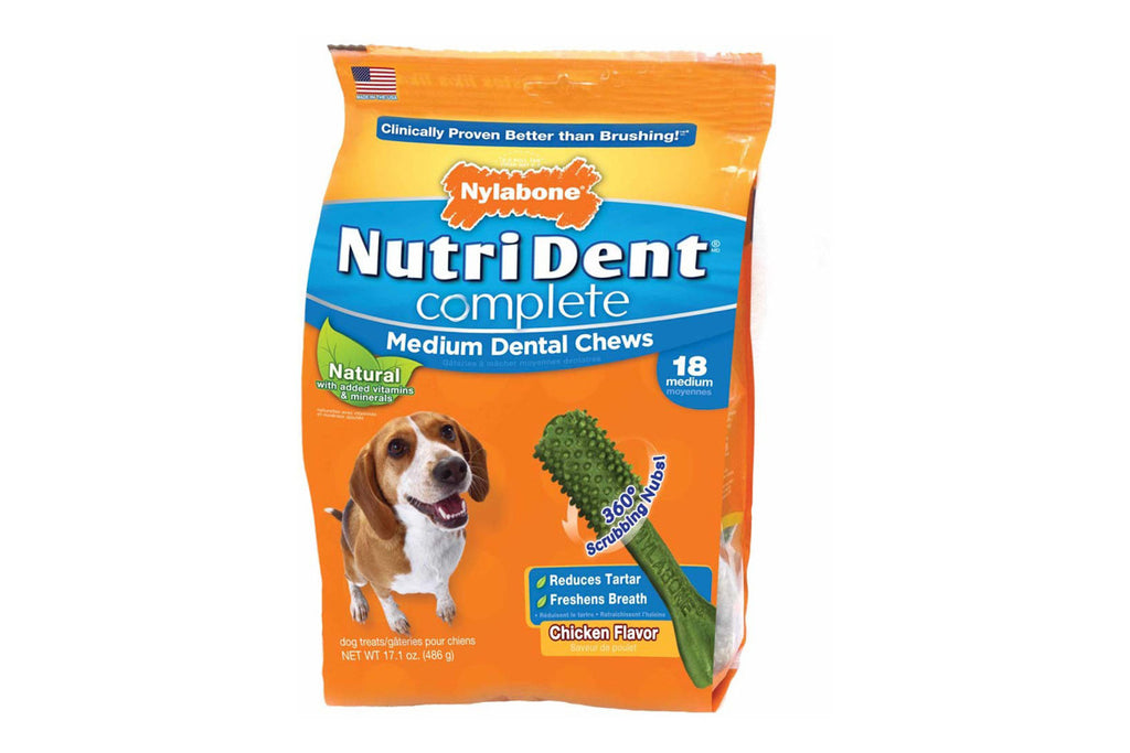 Nutri Dent Complete Chicken Dental Chew - Medium