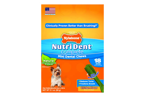 Nutri Dent Complete Chicken Dental Chew - Mini