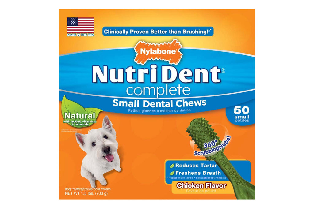 Nutri Dent Complete Chicken Dental Chew - Small