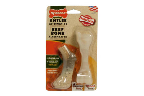 Dura Chew Antler & Mini Beef Bone 2pk