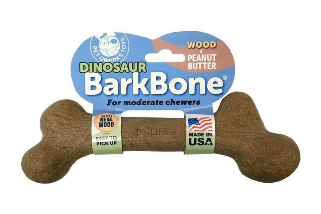 Dinosaur Peanut Butter Wood Bone