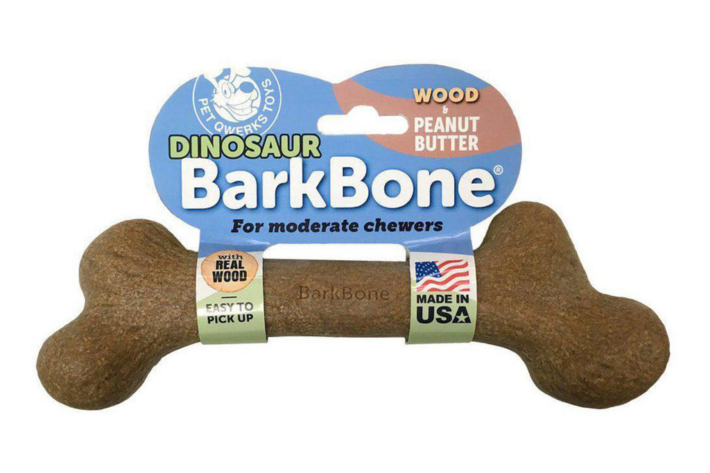 Dinosaur Peanut Butter Wood Bone
