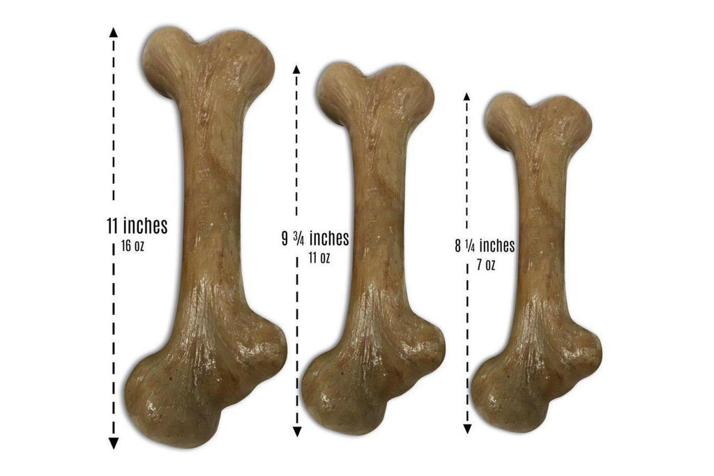Dinosaur Peanut Butter Wood Bone