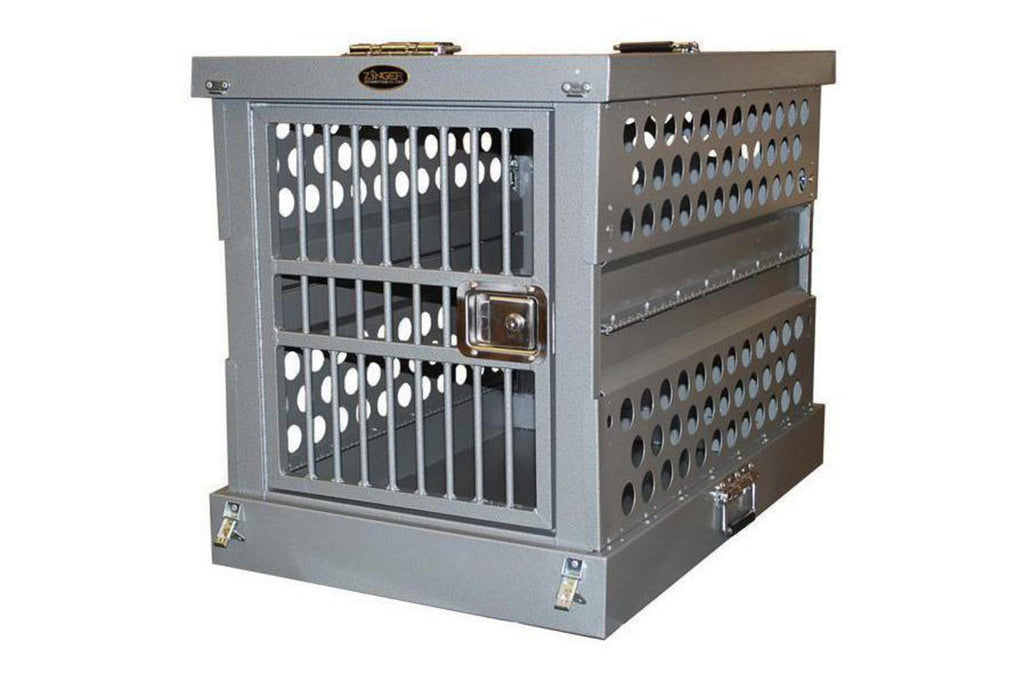 Folding a top dog crate